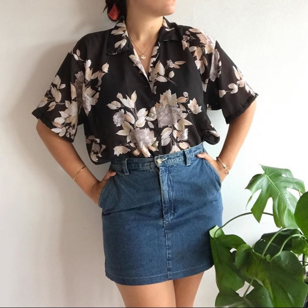 Vintage floral blouse